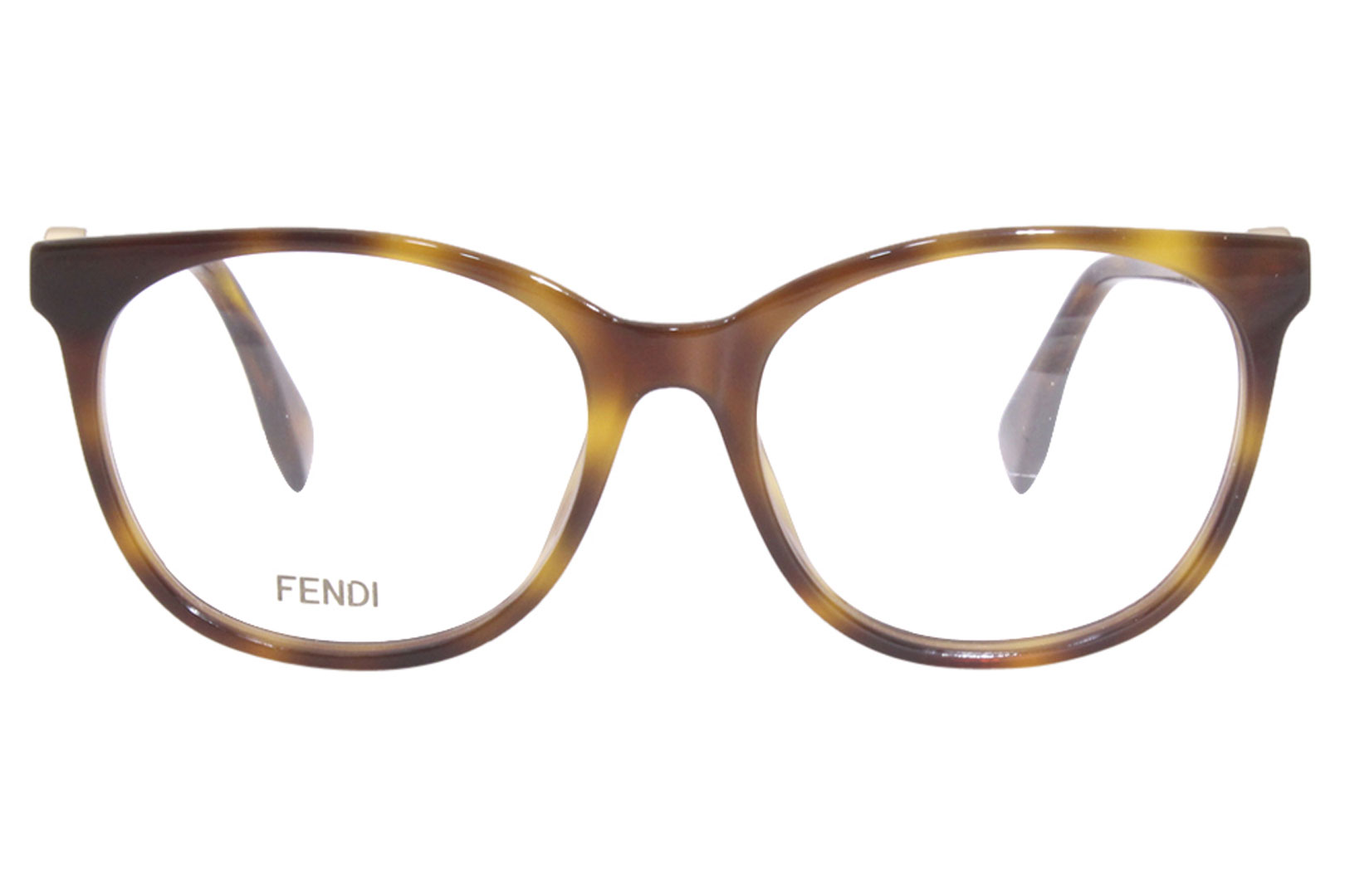 FENDI フェンディ FF0084 E6Z Eyeglass Frames Havana Fendi - F is Fendi - Square Sunglasses - Havana - Sunglasses