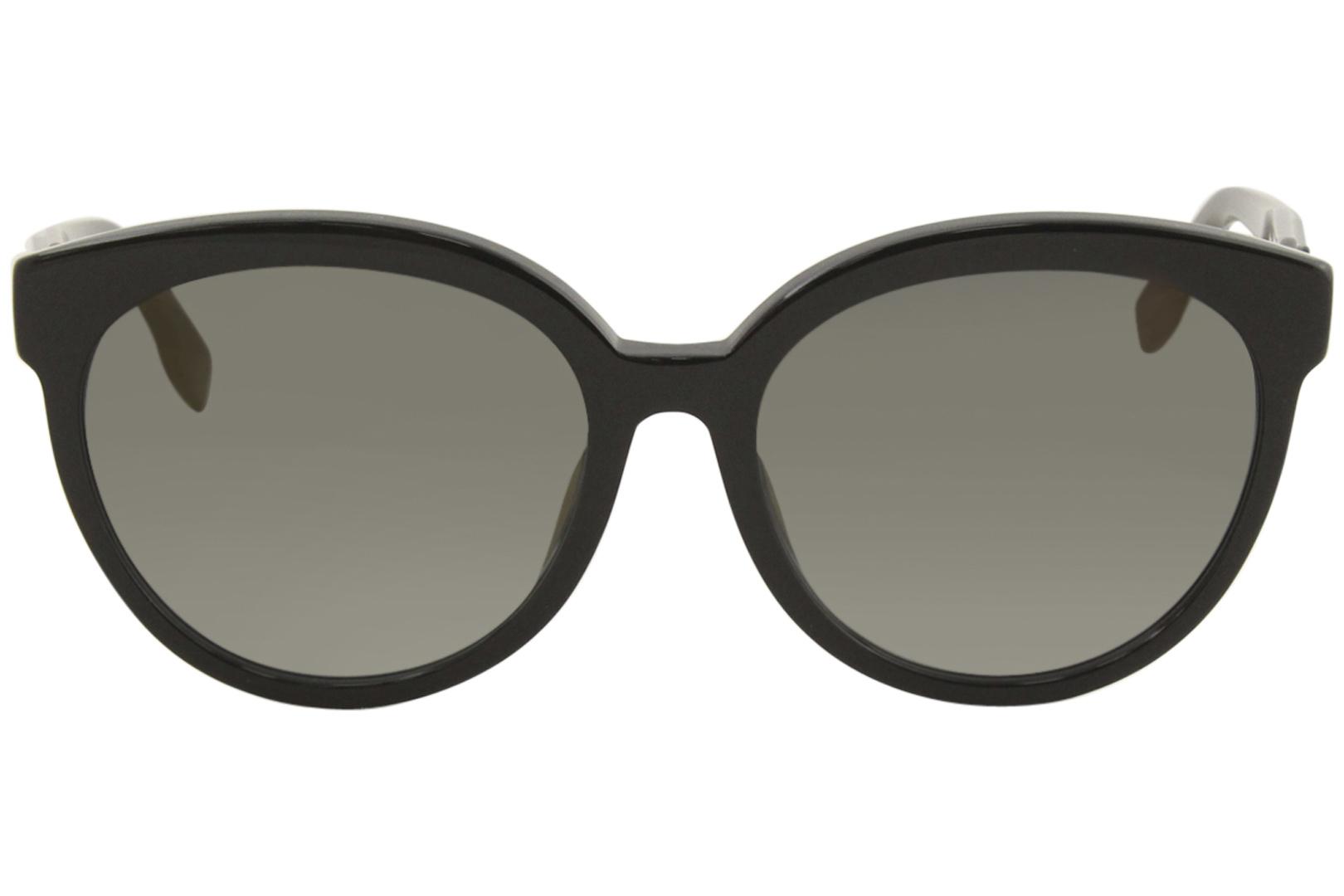 Fendi FF0268FS 807FQ Black Women's Cat Eye Sunglasses 57mm