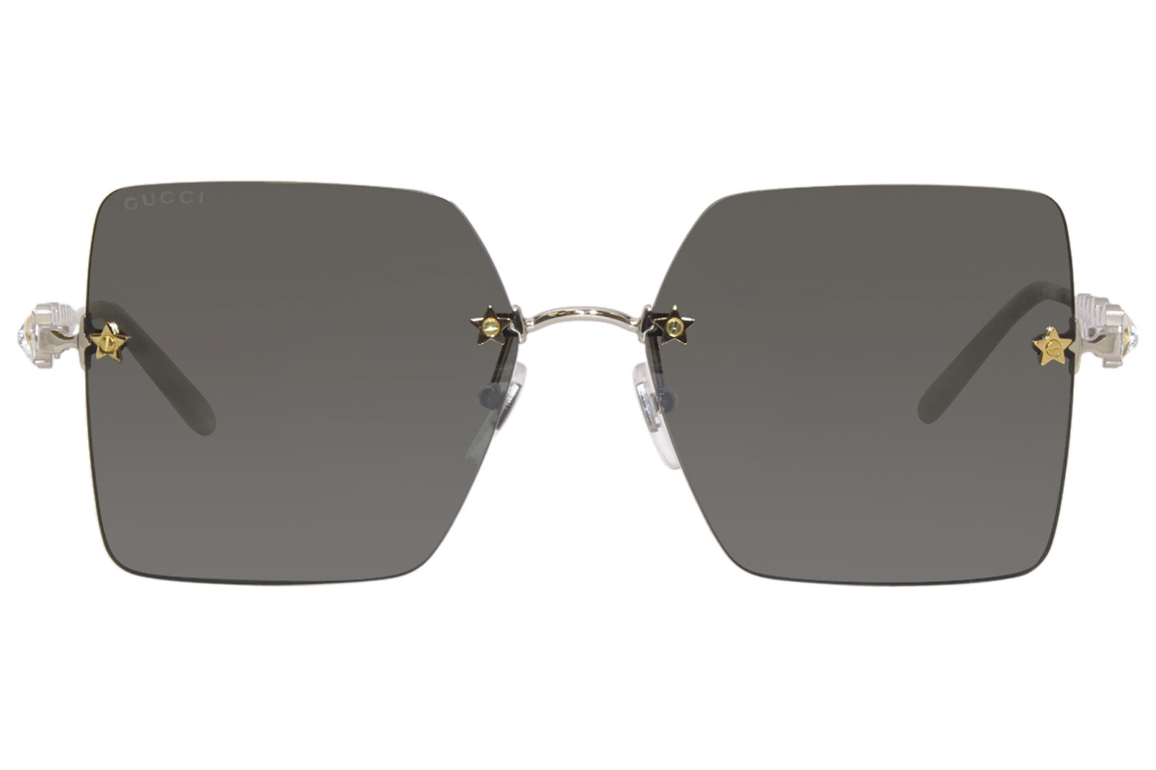 Gucci | Accessories | New Gucci Gg221s 04 Rimless Monogram Logo Lens  Sunglasses | Poshmark