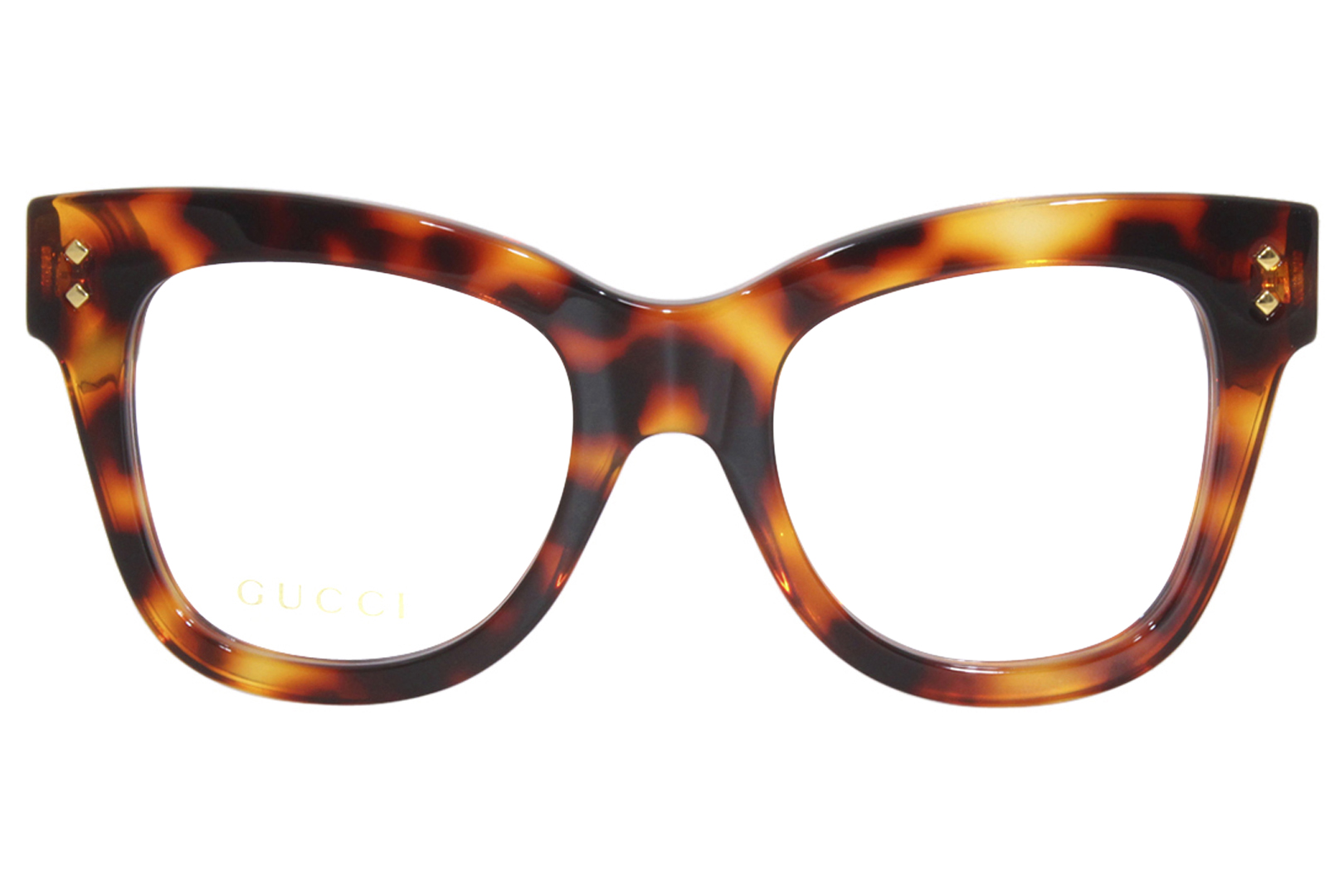 Gucci GG1082O 002 Eyeglasses Women's Havana Full Rim Cat Eye Gucci GG1082O 002 Eyeglasses Women's Havana Full Rim Cat Eye