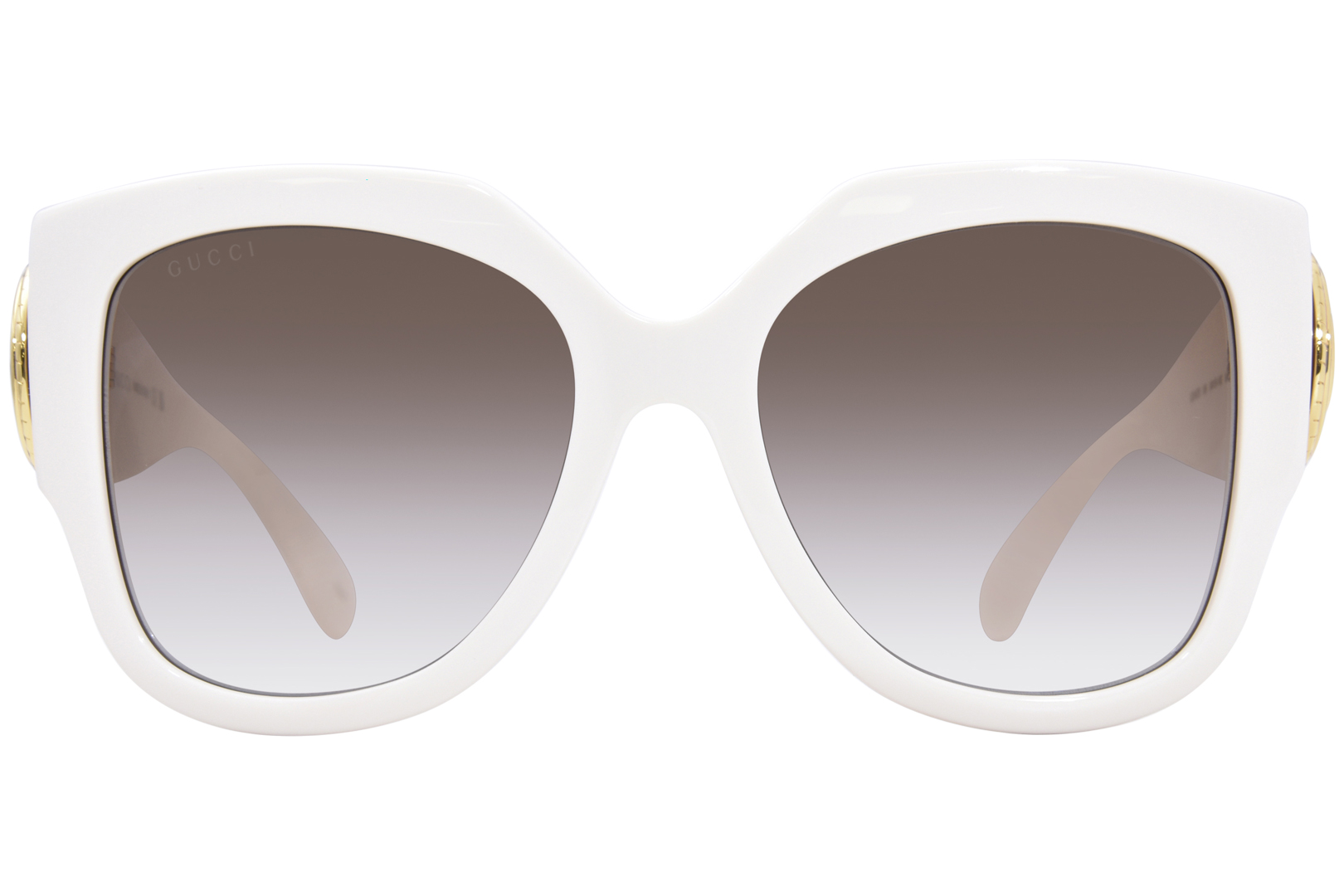 GUCCI スクエアフレムサンクラス GG1407S 004 Gucci GG1407S 004 Sunglasses Women's Ivory/Brown Square