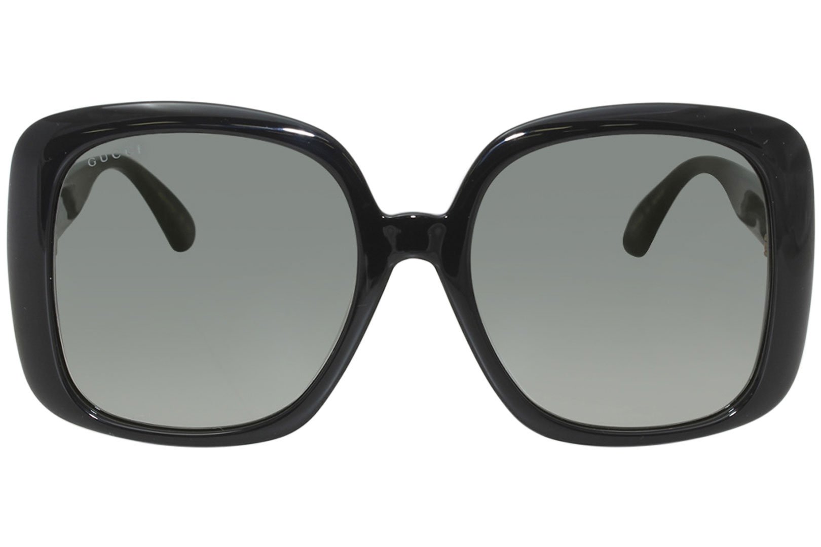 Gucci Web GG0714SA 001 Sunglasses Women's Black-Green/Grey