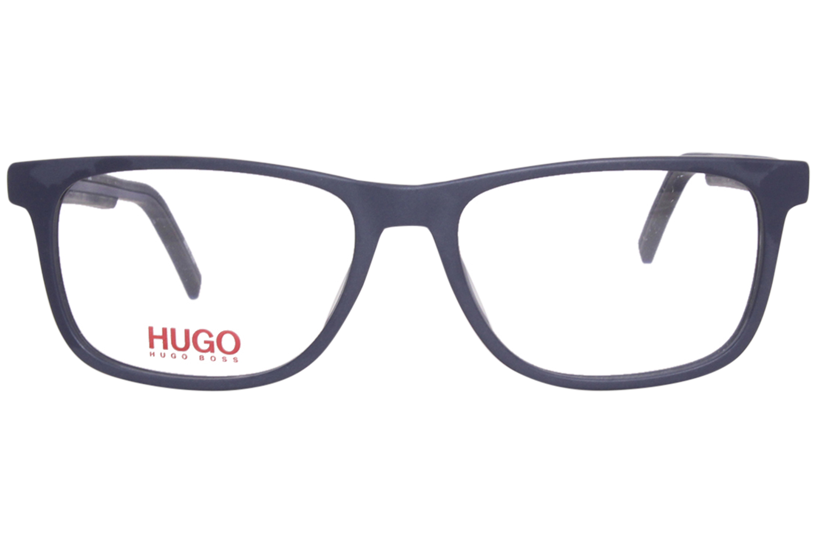 Hugo Boss HG-1048 FLL Eyeglasses Men's Matte Blue Full Rim Rectangle ...