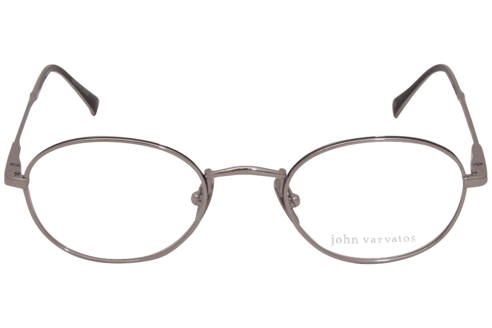 John Varvatos Eyeglasses Men's V185 Silver 46-20-145mm | EyeSpecs.com