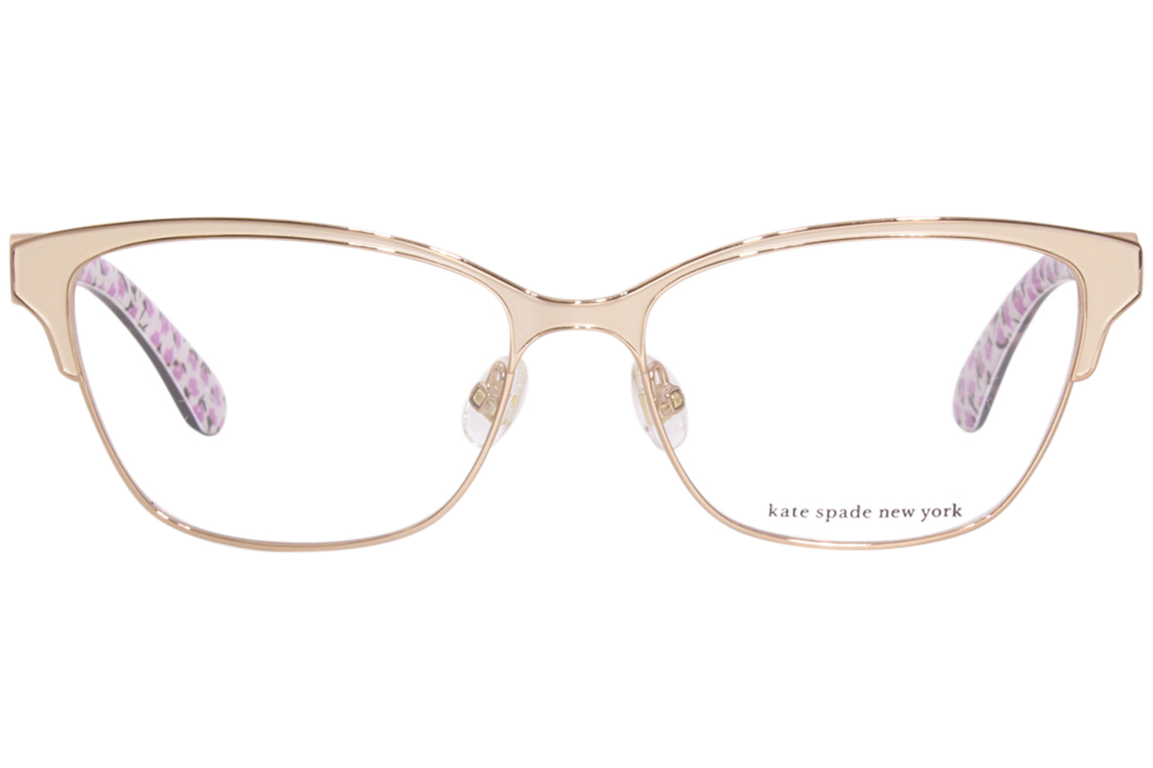 Kate Spade Audrina/G 35J Eyeglasses Women's Pink Full Rim Cat Eye 53-15 ...