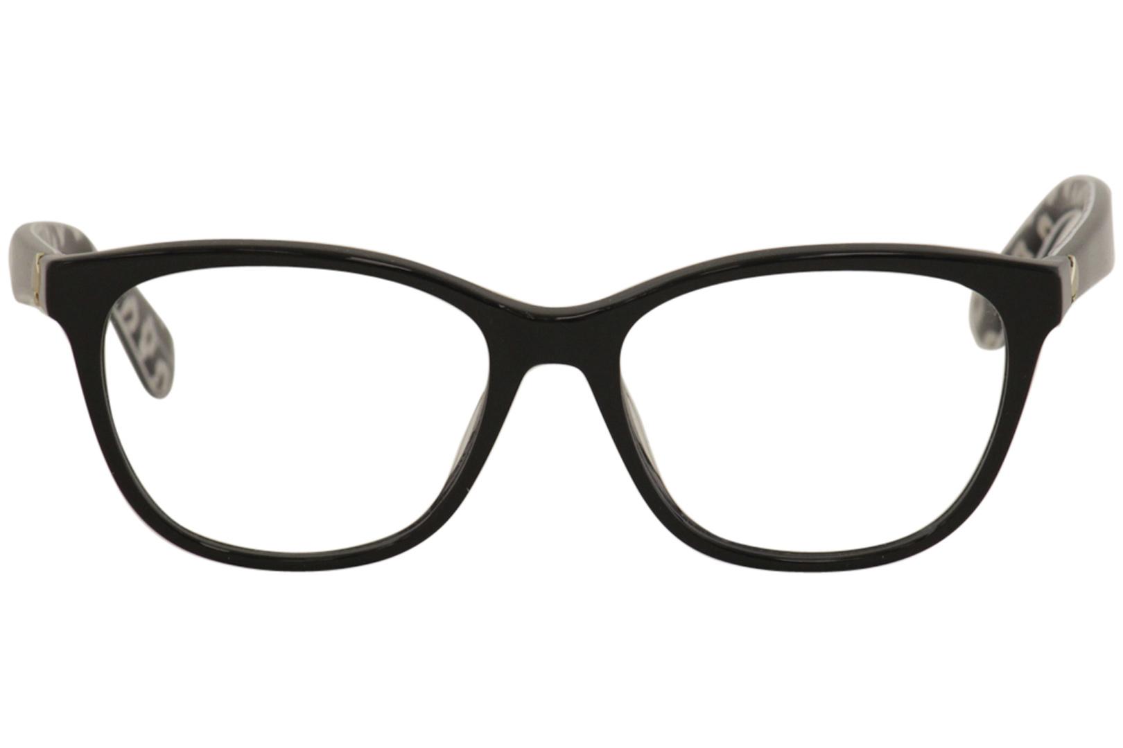Kate Spade Women's Eyeglasses Atalina 7RM Pattern Black Full Rim Frame  49-16-140 