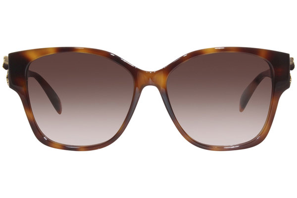 Alexander McQueen AM0370S Women's 002 Sunglasses Havana