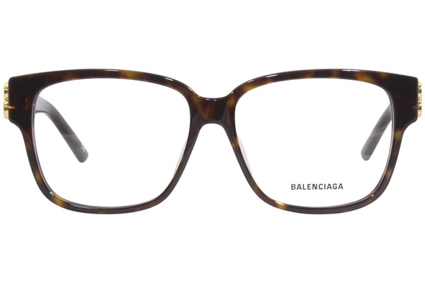 Balenciaga BB0104O 002 Eyeglasses Women's Havana/Gold Full