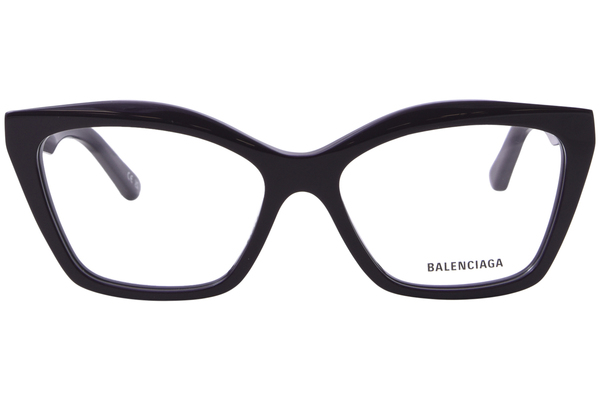 BALENCIAGA キャットアイフレムメカネ BB0342O 007 Balenciaga® BB0342O Cat-Eye Eyeglasses - EuroOptica
