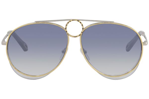Chloe Women's CE144S CE/144/S Silver/Gold 050 Fashion Pilot
