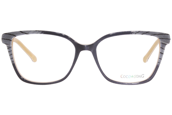 Coco Song Happy Vibes CV267-1 Eyeglasses Women's Dark Grey