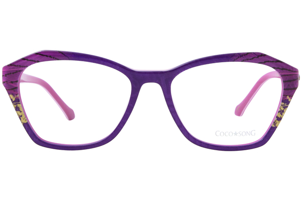 Coco Song Smile-Monkey CV293 C2 Eyeglasses Women's Purple