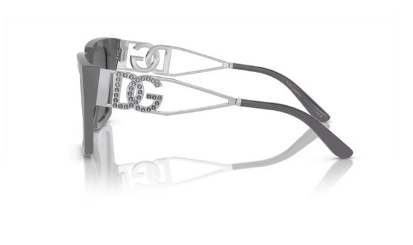 サングラス DOLCE & GABBANA Woman Sunglasses Grey 0DG4446B 309087 Dolce & Gabbana DG4446B 309087 Sunglasses Women's Grey/Dark