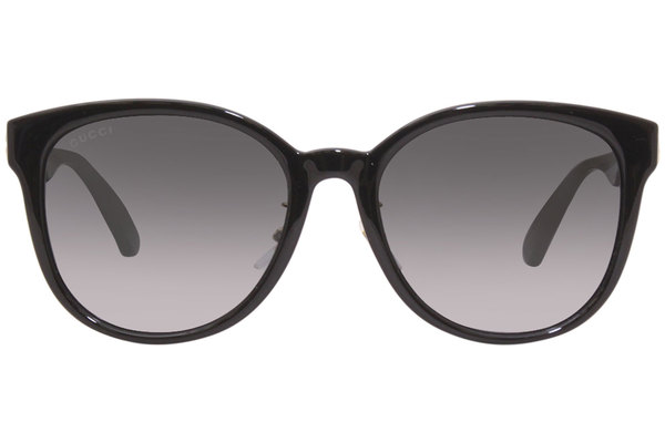 Gucci Sunglasses Women's GG0854SK 001 Black-Green/Grey