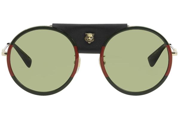 Gucci Women's GG0061S GG/0061/S 017 Round Sunglasses Gucci Women's GG0061S GG/0061/S 017 Round Sunglasses