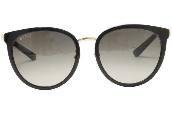 erven vergroting industrie Gucci Women's GG0077SK GG/0077/SK 001 Black-Gold/Gray Gradient Lens Sunglasses | EyeSpecs.com erven vergroting industrie Gucci Women's GG0077SK GG/0077/SK 001 Black-Gold/Gray Gradient Lens Sunglasses | EyeSpecs.com