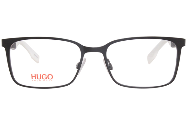 Hugo Boss HG/0265 4NL Eyeglasses Men's Black Full Rim Rectangle Shape ...