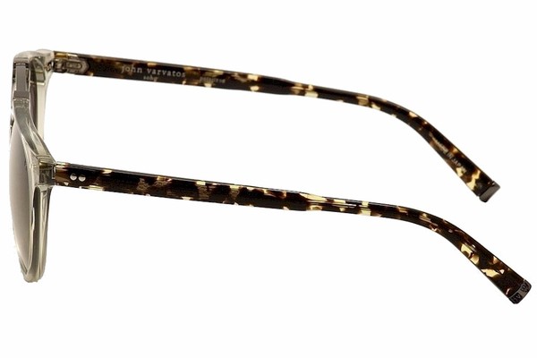 John Varvatos Men's V602 V/602 Black Tortoise Polarized Fashion Sunglasses 52mm 