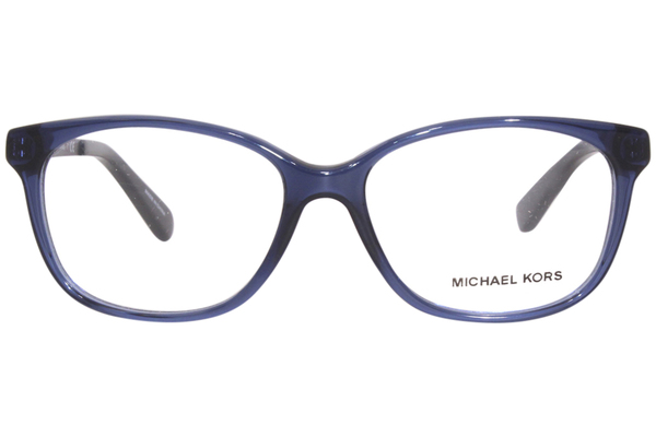 Michael Kors Eyeglasses Women s Ambrosine MK4035 3199 Navy 53 15 135mm EyeSpecs