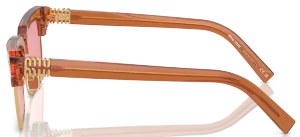 Miu Miu MU 10ZS 15T1D0 Sunglasses Women's Caramel