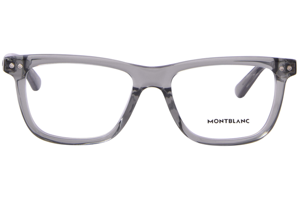 MAHALO！ページ Mont Blanc MB0322O 008 Eyeglasses Men's Grey Full Rim