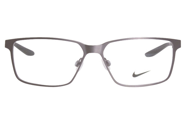 エイプリルページ Nike Eyeglasses Men's 8048 071 Brushed Gunmetal/Black 55-14