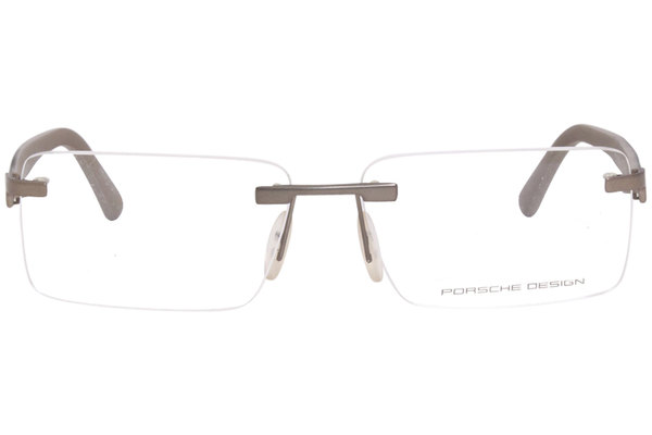 『5年保証』 P'8236 Eyeglasses Men's Design Porsche P8236 Rimless S2 応援グッズ