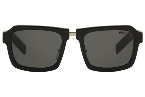 Prada Men's SPR09X SPR/09/X 1AB-5S0 Black Square Sunglasses