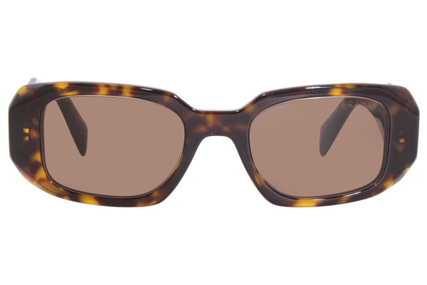サングラス PRADA Woman Sunglasses Brown SPR 17W 2AU-8C1 Prada Milano Sunglasses Women's SPR17W 2AU-8C1 Tortoise 49