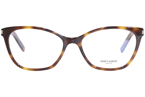 Saint Laurent SL287-SLIM 003 Eyeglasses Women's Havana Full Rim Cat Eye ...