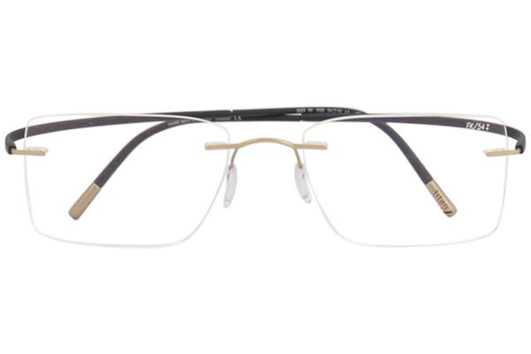 Eyeglasses Silhouette Essence 7630 Black Style 54/19/155 3 piece frame 5523