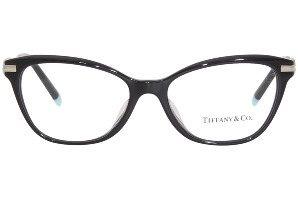 TF2219-B-F.8001/52口16/140 Tiffany & Co. TF2219BF 8001 Eyeglasses Women's Black/Silver