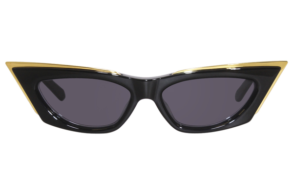 Valentino V-Goldcut-I VLS-113A Sunglasses Women's Black/Gold