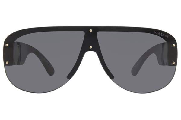 Amazon.com: Versace VE4391 GB1/87 48MM Black/Dark Grey