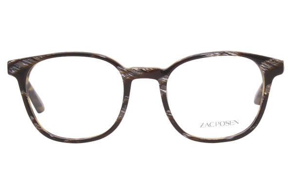 Zac Posen Oliver Eyeglasses Men s Full Rim Square Optical Frame EyeSpecs