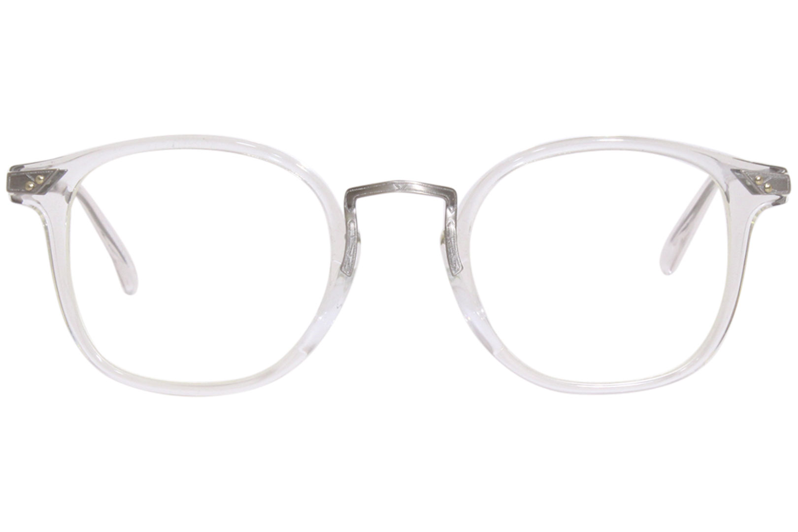 Matsuda Eyeglasses Men's 2808H CR-MAS Crystal/Matte Antique