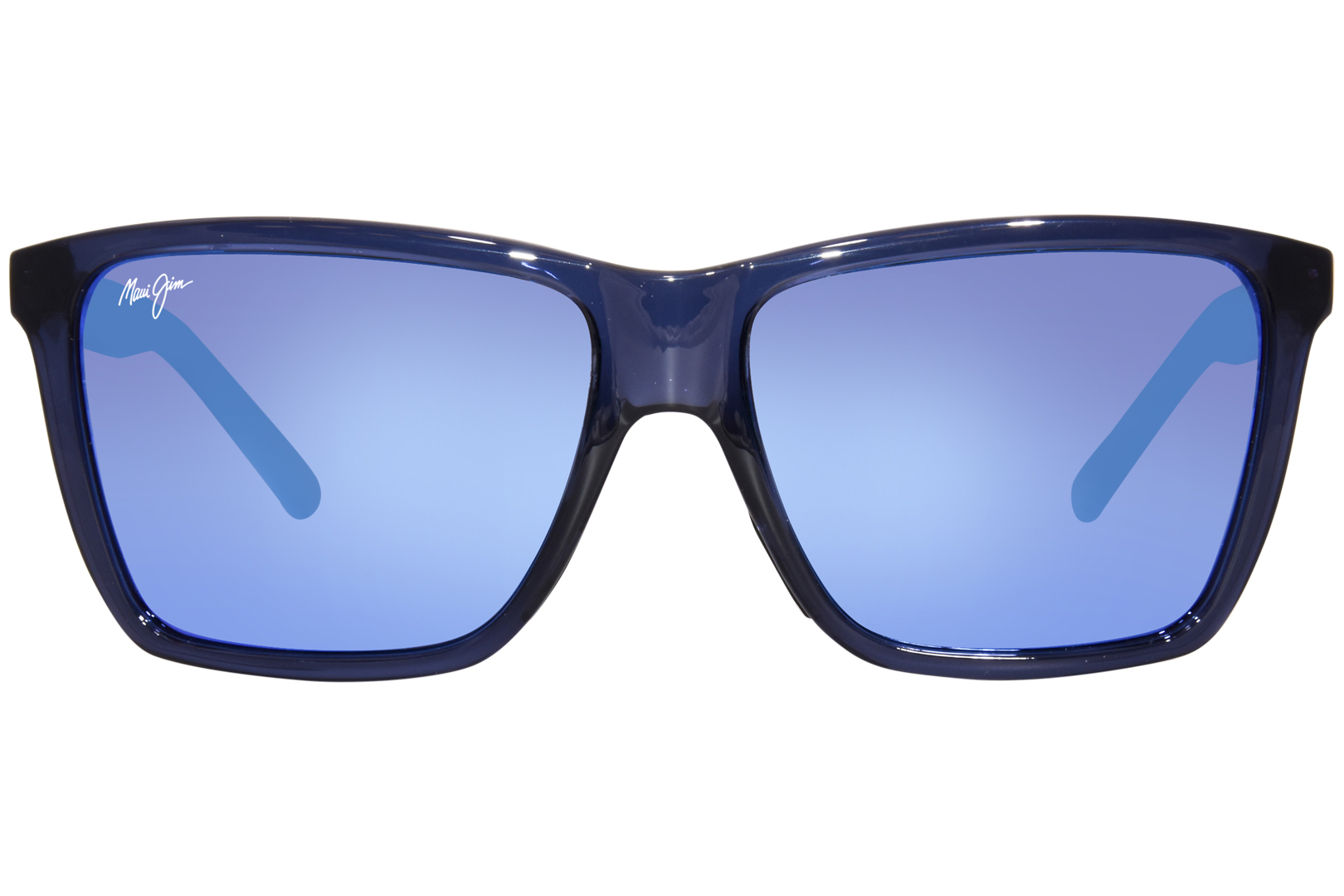 922　まゆみ Maui Jim Cruzem MJ864 03 Sunglasses Dark Translucent Blue