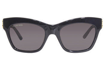 Balenciaga BB0132S 007 Sunglasses Women's Blue/Blue Square