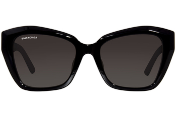 Balenciaga BB0273SA 001 Sunglasses Women's Black/Grey Cat