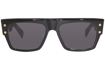 Balmain B-III BPS-116A Sunglasses Black Gold/Dark Grey