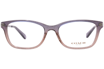 100%正規品 HC6142 Women's Eyeglasses Coach 5554 Glitter Pink Violet ウェア