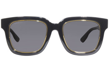 Gucci GG1136SA 002 Sunglasses Women's Havana/Brown Square