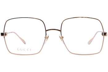 Gucci GG1434O 002 Eyeglasses Women's Rose Gold Full Rim Gucci GG1434O 002 Eyeglasses Women's Rose Gold Full Rim