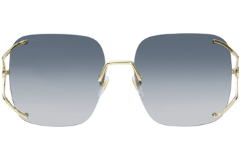 グッチ GUCCI GG0046S サングラス ゴールド 金 ピンククリスタル