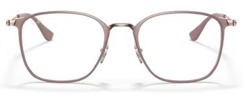 REINAページ② Ray Ban RX6466 2973 Eyeglasses Beige/Copper Full Rim Square