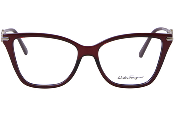 メガネ Ferragamo Eyeglass Frame SF2949R 001 Cat Eye, Horn-Rimmed Salvatore Ferragamo SF2949R 001 Eyeglasses Women's Black