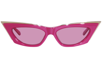 Valentino V-Goldcut-I VLS-113C Sunglasses Women's Pink/Gold