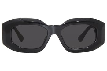 Versace 4425U 5360/87 Sunglasses Black/Dark Grey Rectangle