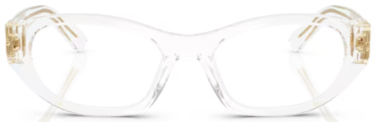Miu Miu MU 03WV 15Z1O1 Eyeglasses Women's Transparent Full