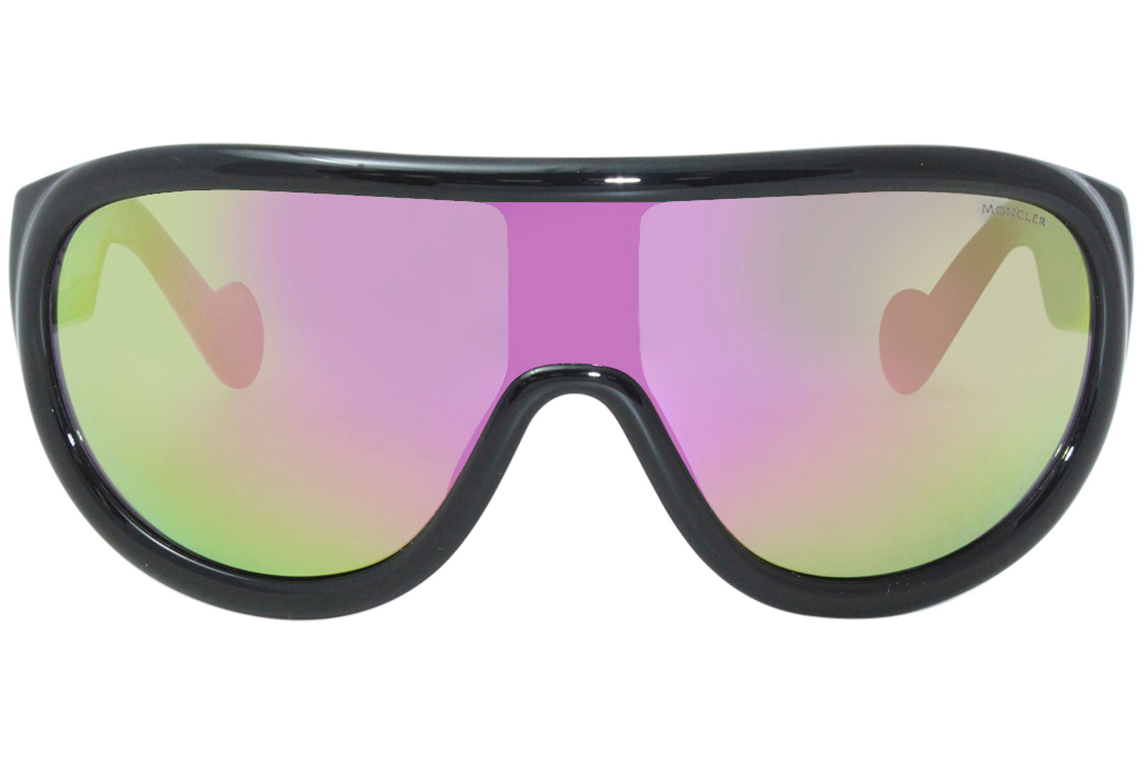 Moncler ML0106 92C Sunglasses Men's Blue-Red/Smoke Mirror